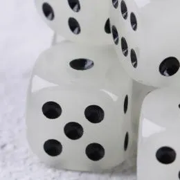 Светящиеся кубики 16мм 100шт