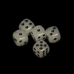 Светящиеся кубики 16мм 100шт