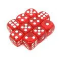 Красные кубики 16мм 10шт