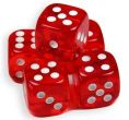 Красные кубики 16мм 100шт