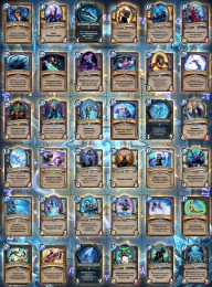 Дополнение Hearthstone "Рыцари ледяного трона" 182 карты