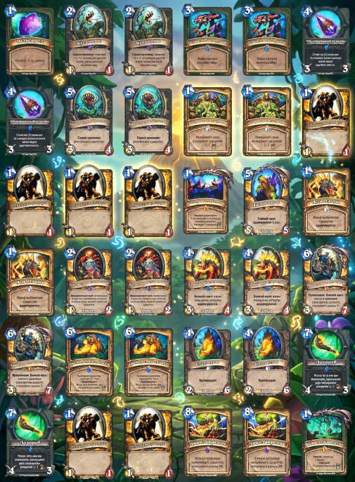 Дополнение Hearthstone "Экспедиция в Ун'Горо" 281 карта
